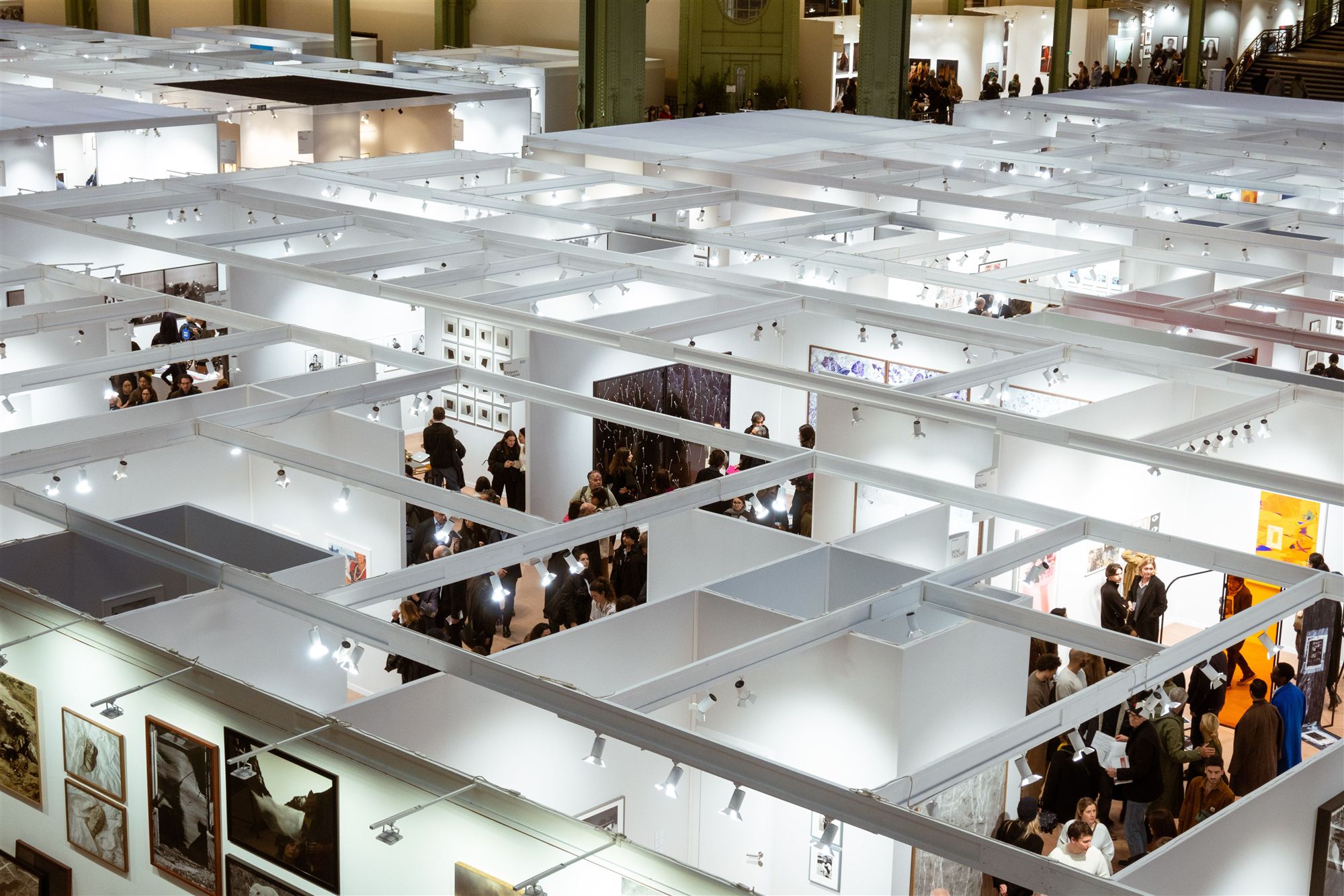 Exhibition hall during a major trade fair